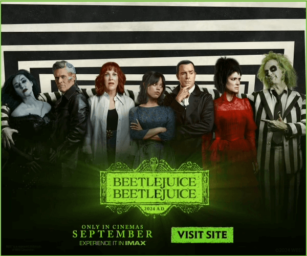 BEETLEJUICE BEETLEJUICE campaign creative