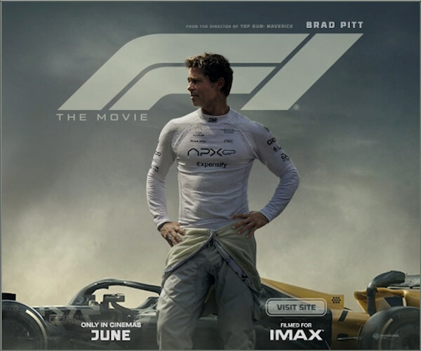 F1® The Movie (v2) campaign creative