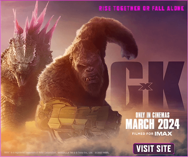 GODZILLA X KONG campaign creative