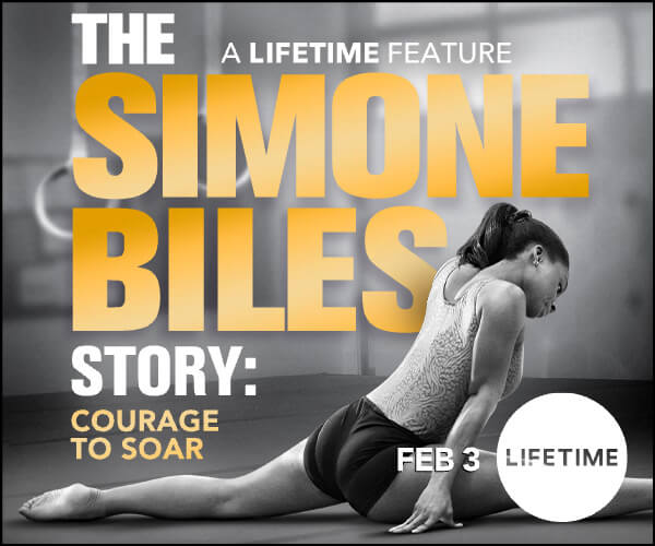 Simone Biles campaign creative