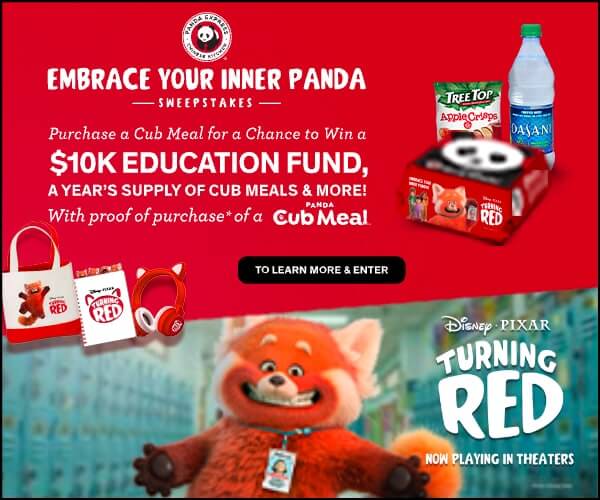PIXAR's Turning Red campaign creative